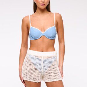 Abercrombie & Fitch Crochet-Style Coverup Short